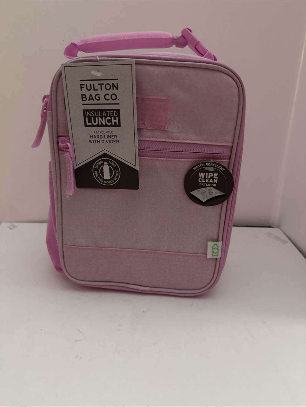 Pink Insulated Lunch Tote